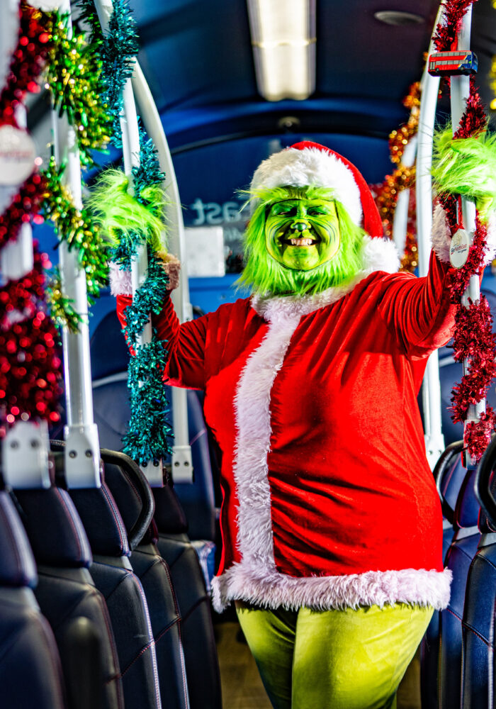 Meet the most festive bus driver in the North East