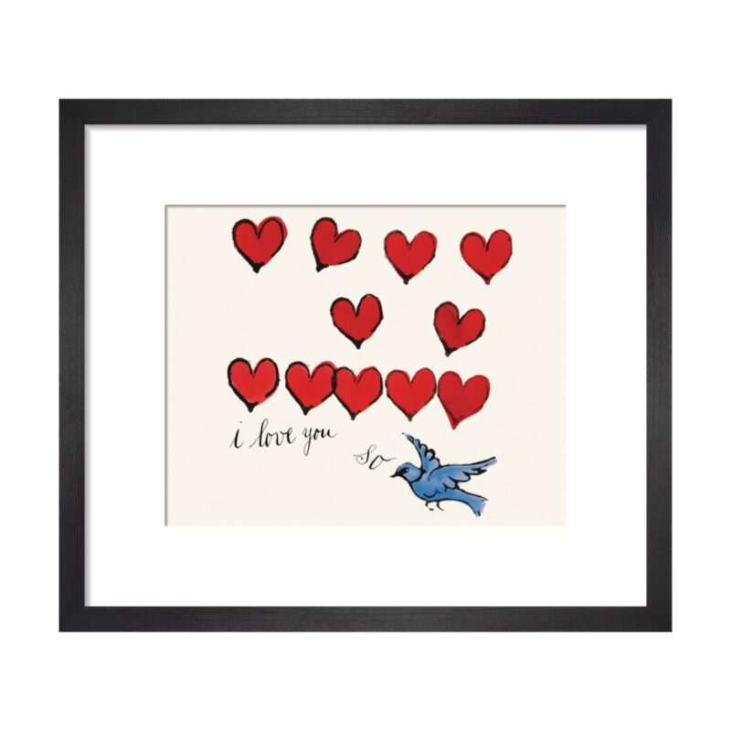 Andy Warhol – I Love You So Poster - £75.00