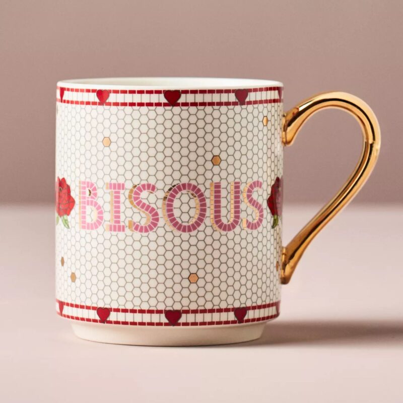 Anthropologie – The Bistro Tile Stoneware Mug - £12.00