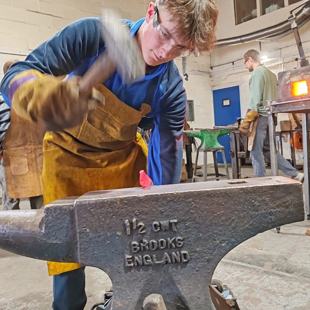 Discover the art of blacksmithing at Hammer and Hound Forge.
