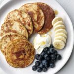 Banana and protein powder pancakes