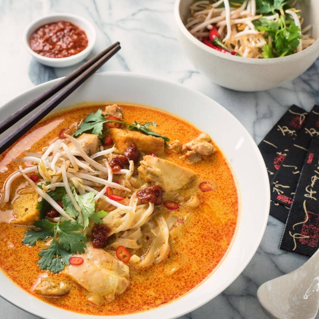 Laksa noodle soup recipe