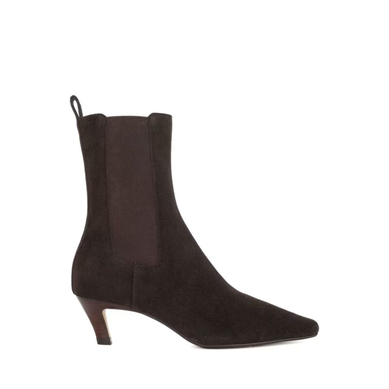 M&S – Leather Kitten Heel Ankle Boots - £159.00 