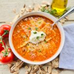 Easy one pot viral lasagna soup