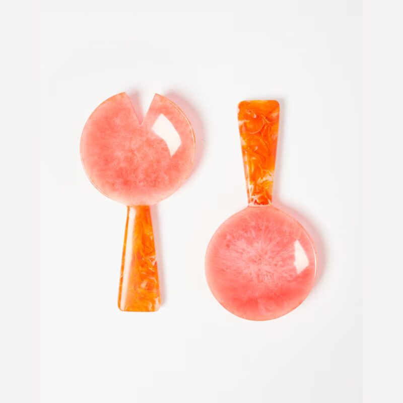 Oliver Bonas – Pink & Orange Salad Servers - £26.50