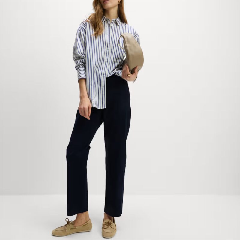 Straight Leg Ankle Grazer Trousers - £25.00 