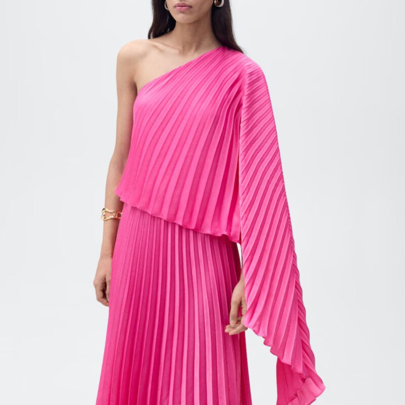 Mango – Long Cape Flared Dress - £139.99