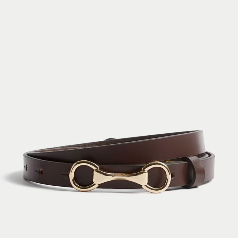 Leather Snaggle Waist Belt - £19.50