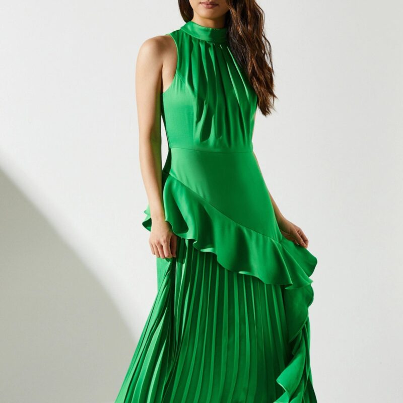 Coast – Ruffle Pleat Crepe Dress - £103.20 (was £129.00)