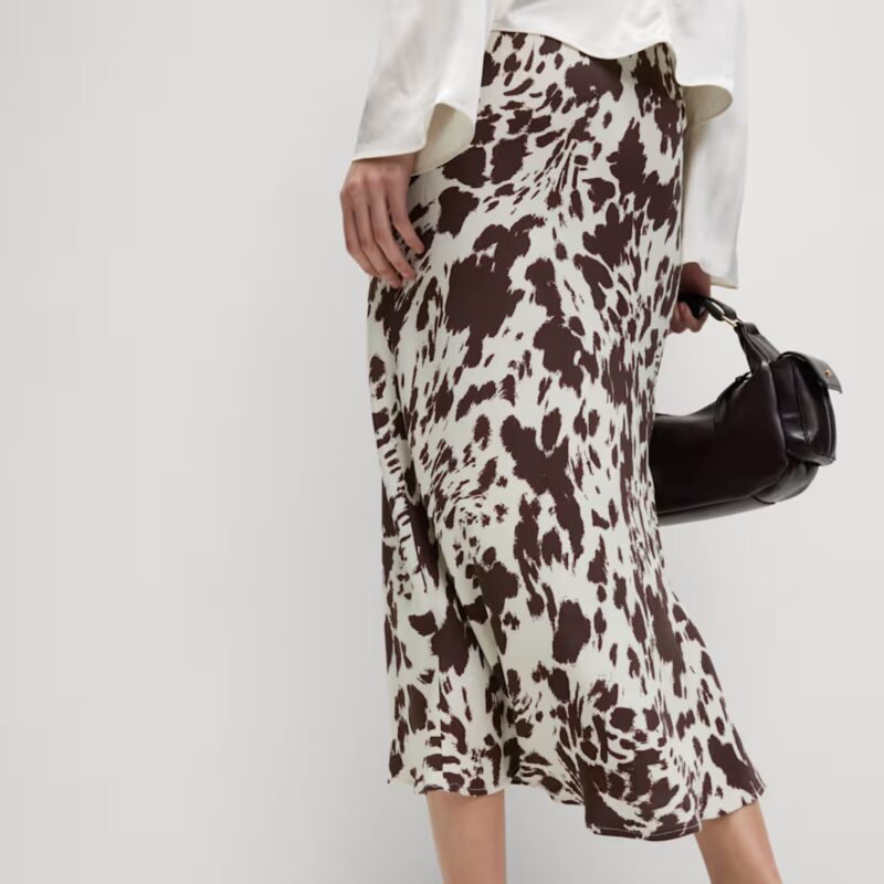 M&S – Animal Print Midaxi Slip Skirt - £35.00