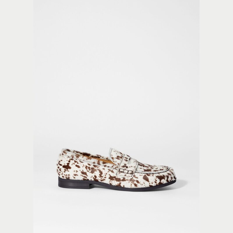 & Other Stories – Cow Print Loafers - £125.00