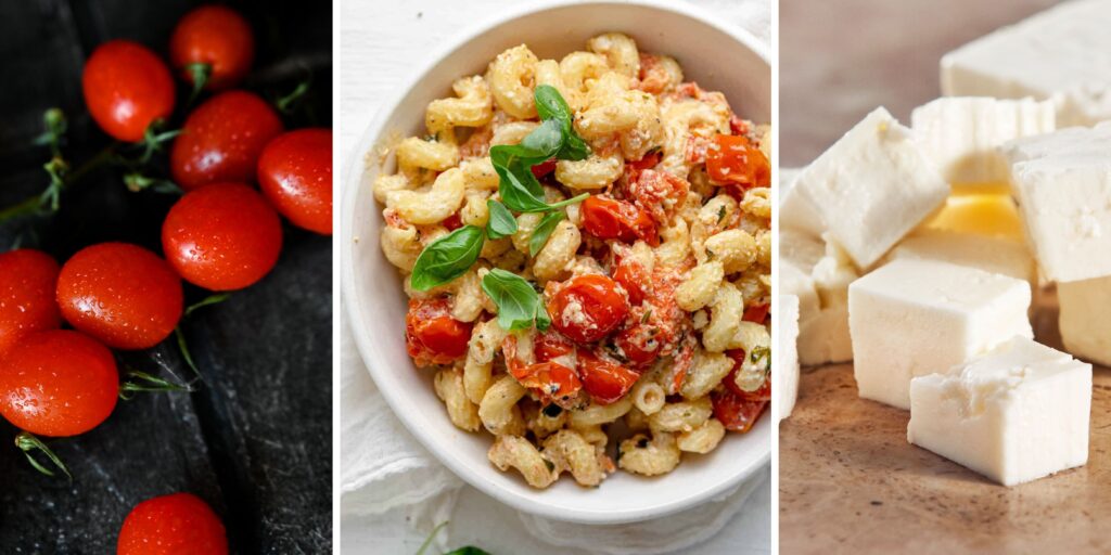 Baked feta pasta