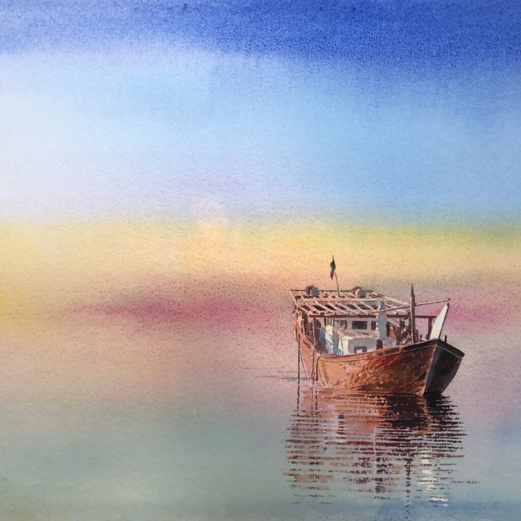 Artist Alan Reed features his oil paintings at Blagdon Gallery in Newcastle