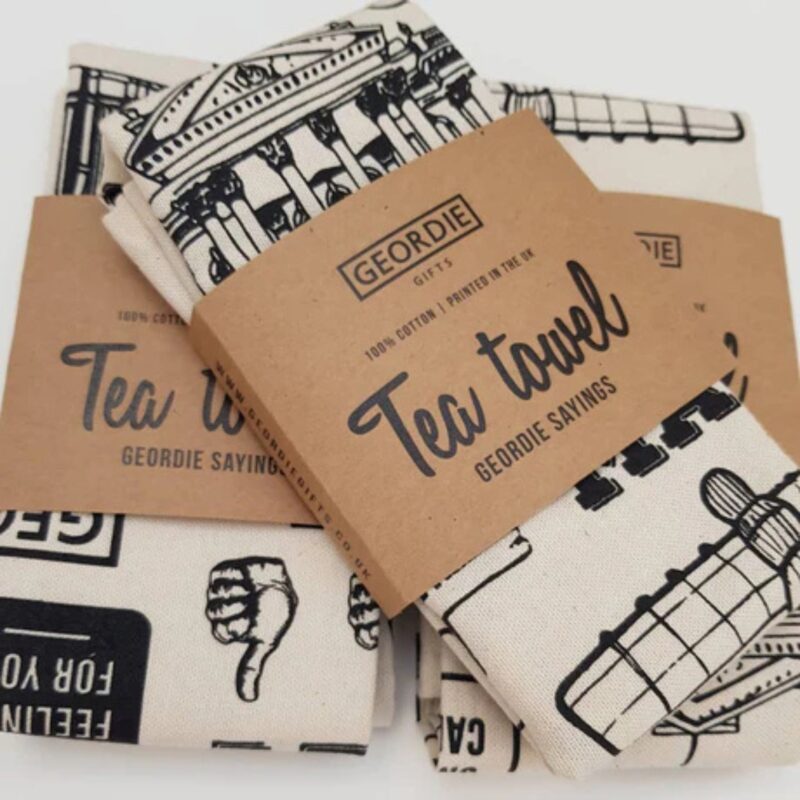 Geordie Gifts – Landmarks Tea Towel - £11.99