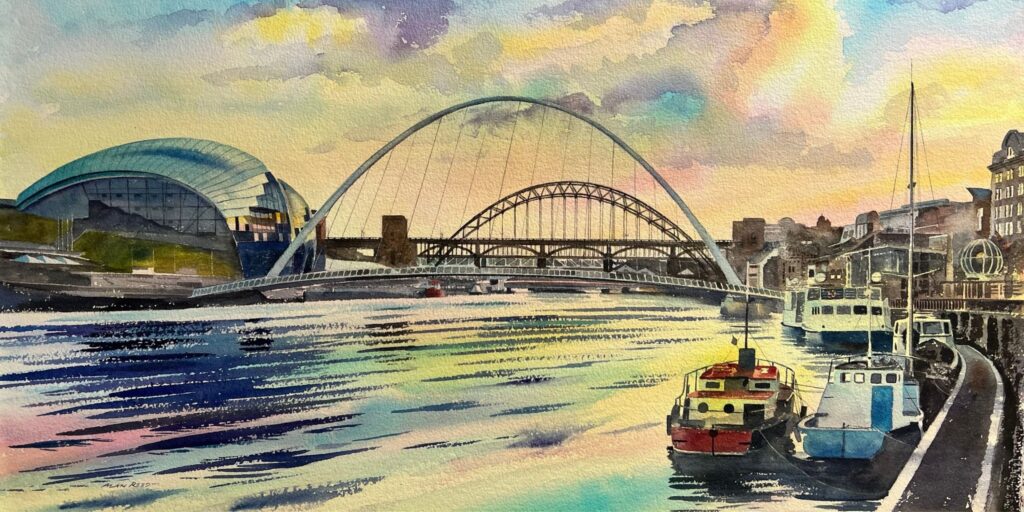 Artist Alan Reed features his oil paintings at Blagdon Gallery in Newcastle