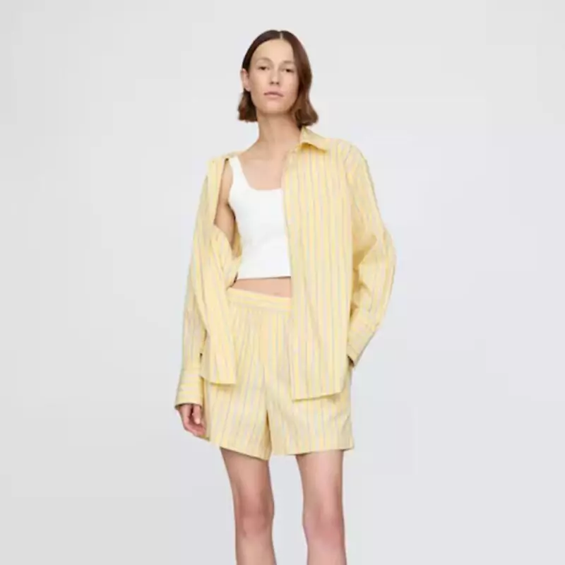GAP – Yellow Poplin Stripe Shirt - £55.00