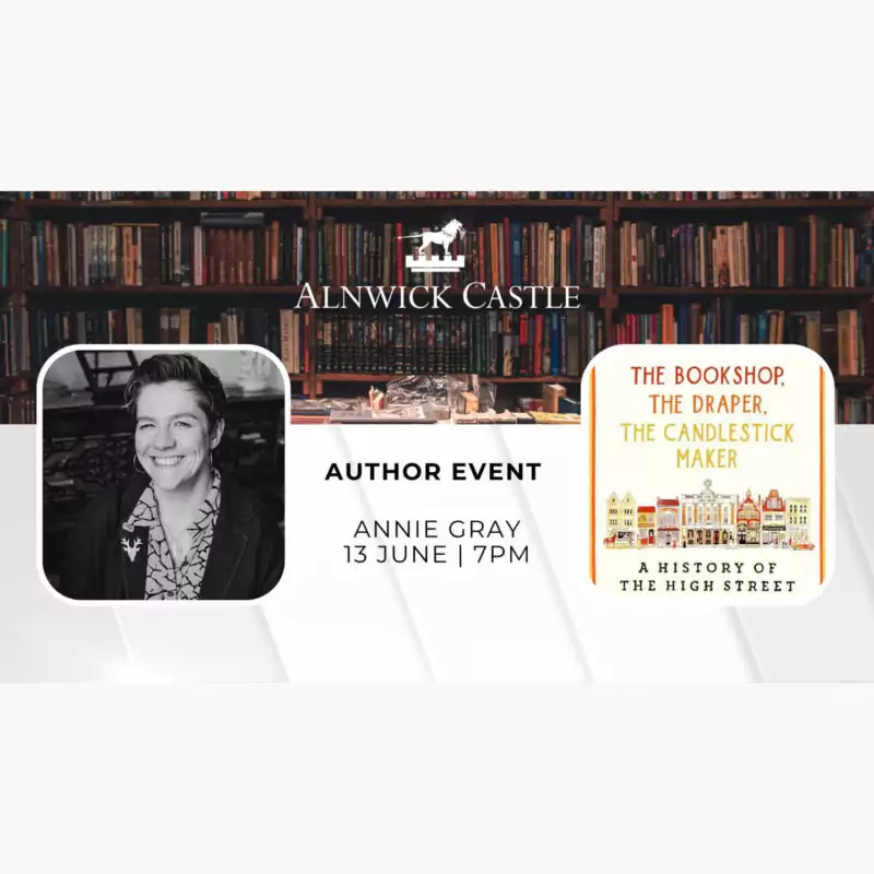 Annie Gray book talk at Alnwick Castle.