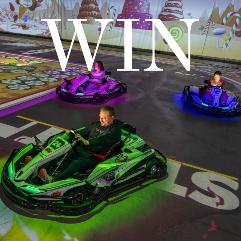 WIN a game and drinks for 4 at Battlekart Gateshead