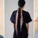Neck scarves are a chic spring accessory