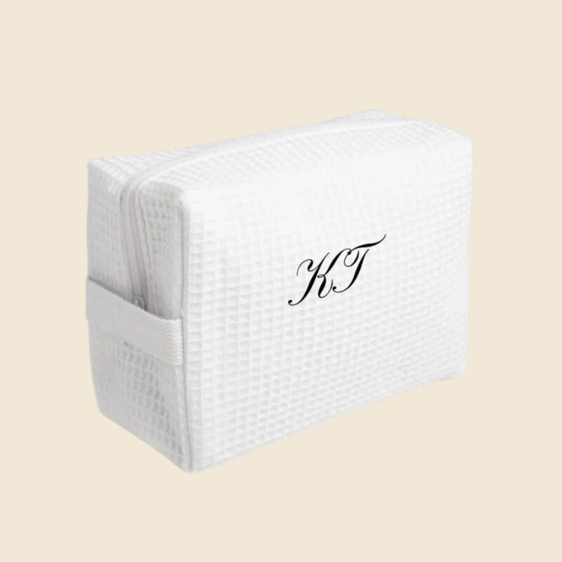 Monogram makeup bag - £38