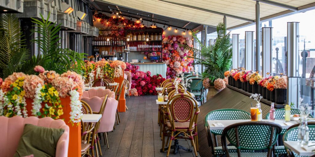 Fentimans Botanical Garden Roof Thirty Nine rooftop terrace Fenwick Newcastle